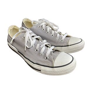 Converse Chuck Taylor All Star Ox Women's 9 Men's 7 Gray White Sneakers 147137F